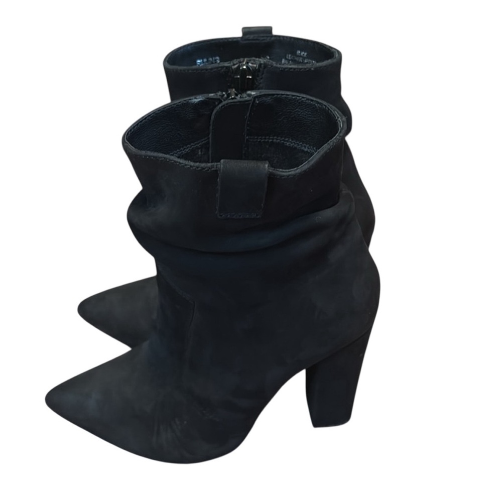 Steve Madden, Ruling Black Nubuck Booties, Size 6, Gently Worn - Picture 3 of 7